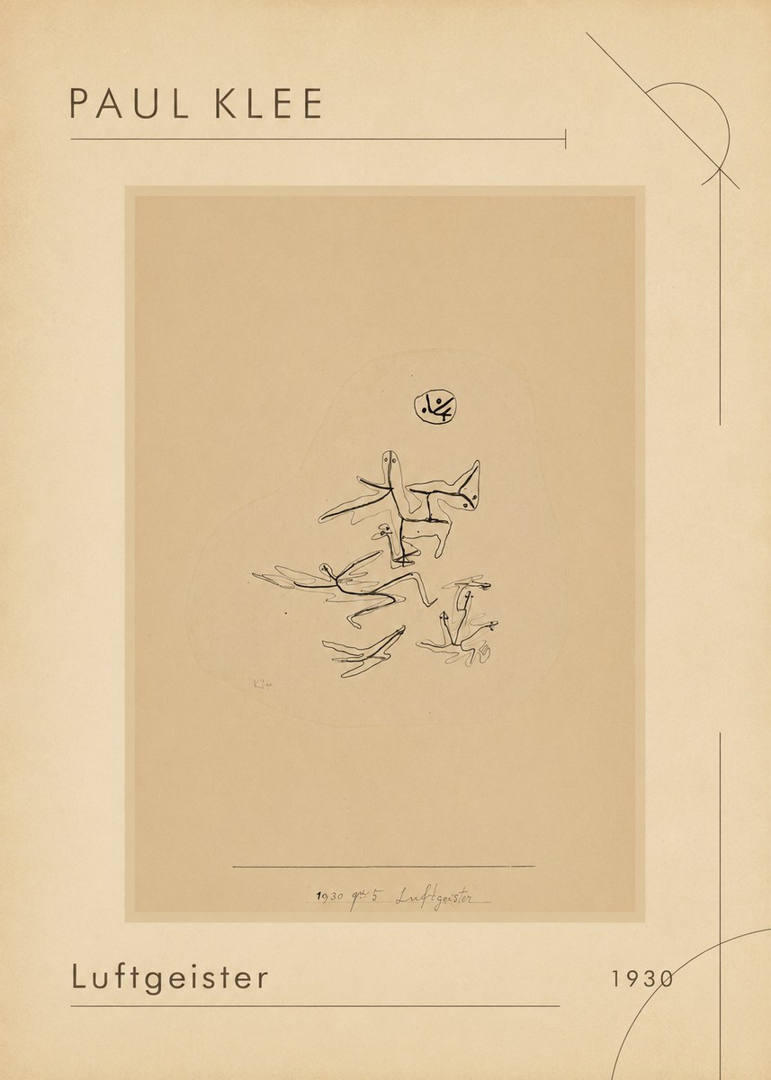 Paul Klee Luftgeister No1 - Póster