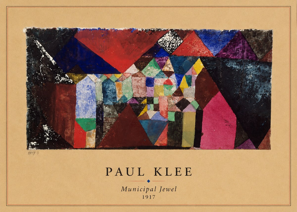 Paul Klee Municipal Jewel No4 - Póster