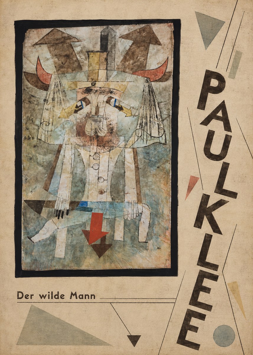 Paul Klee Der Wilde Mann No5 - Póster