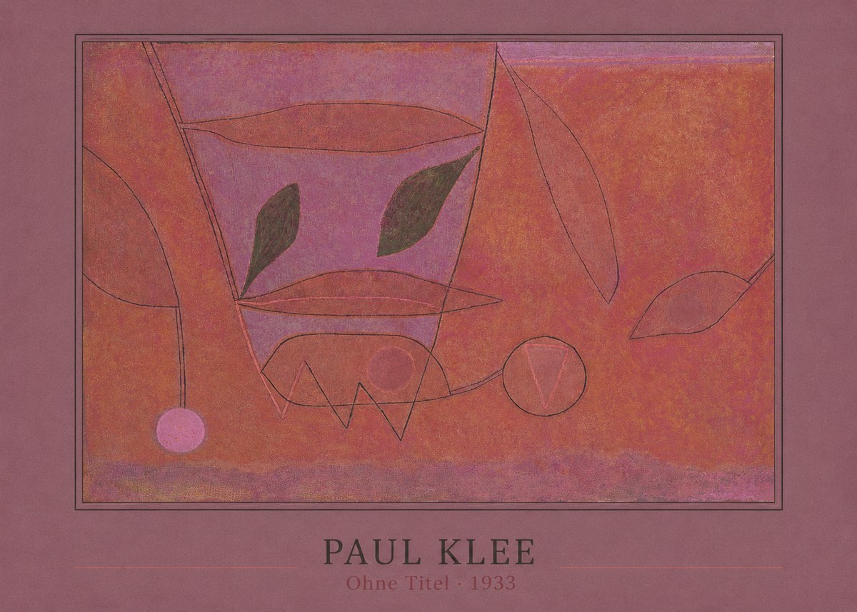 Paul Klee Ohne Titel II No3 - Póster