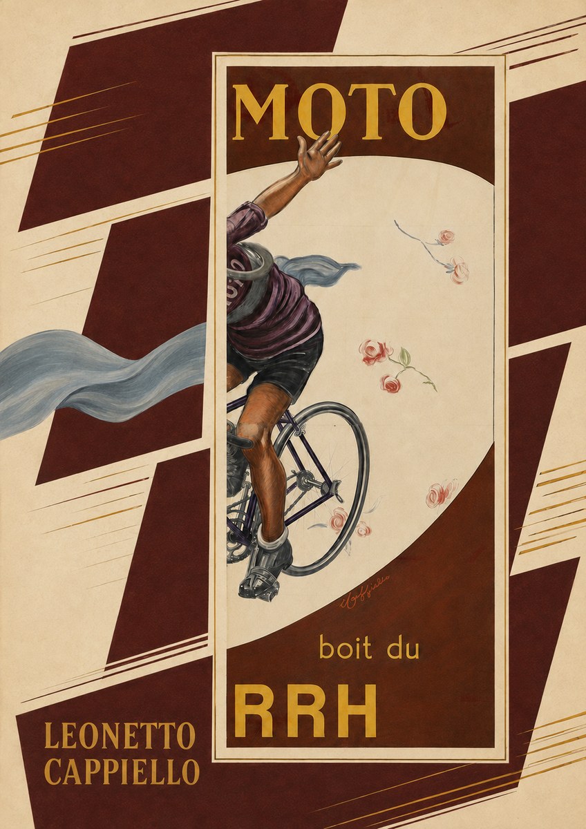 Leonetto Cappiello Moto Rrh No6 - Póster