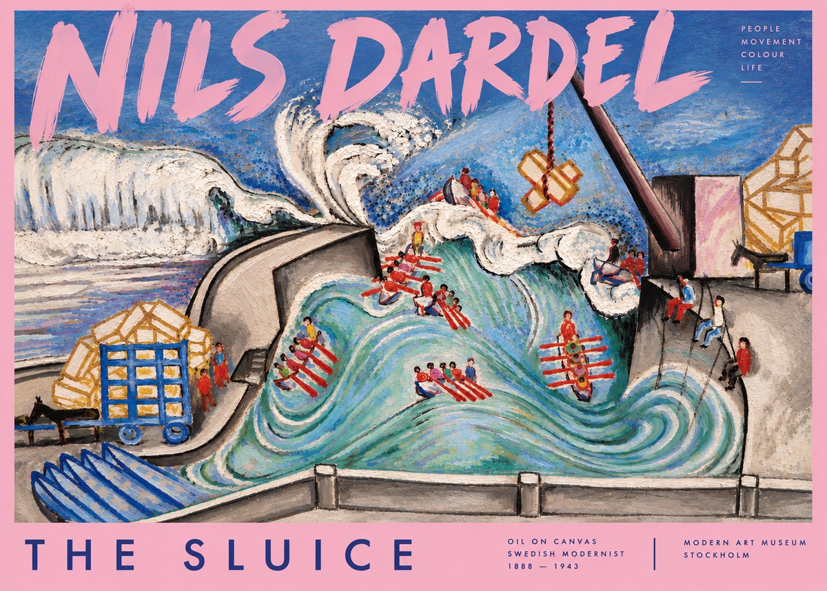 Nils Dardel The Sluice No4 - Póster