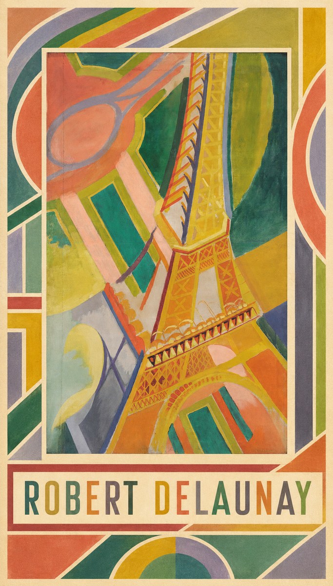 Robert Delaunay The Eiffel Tower No4 - Póster