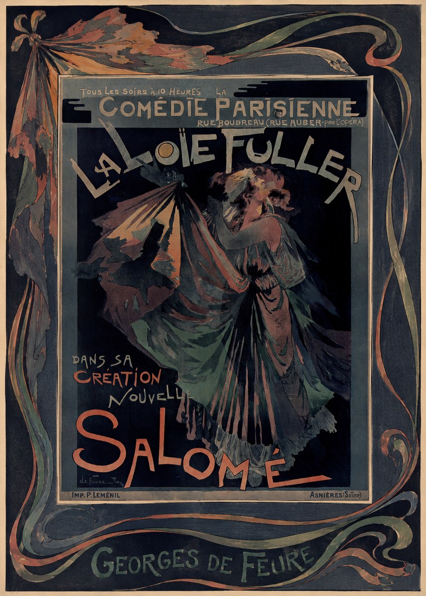Georges de Feure La Loïe Fuller - Salomé III No2 - Póster