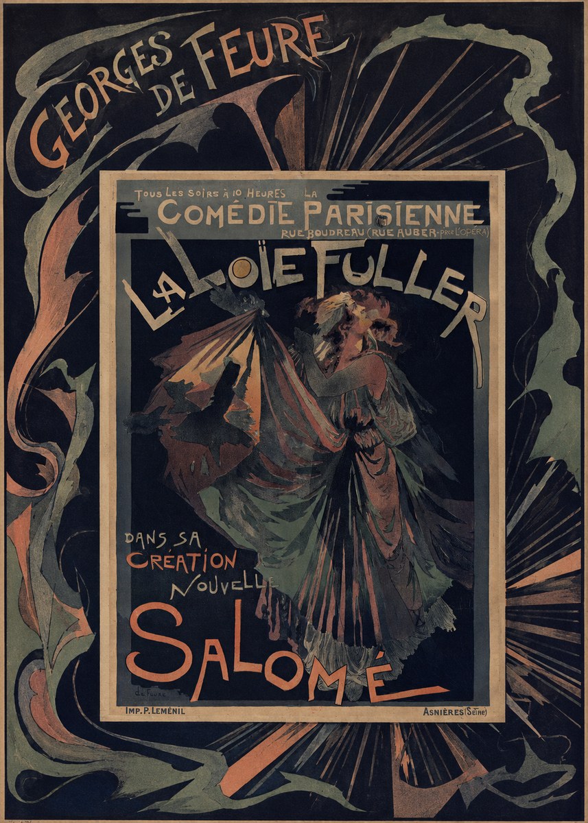 Georges de Feure La Loïe Fuller - Salomé III No4 - Póster