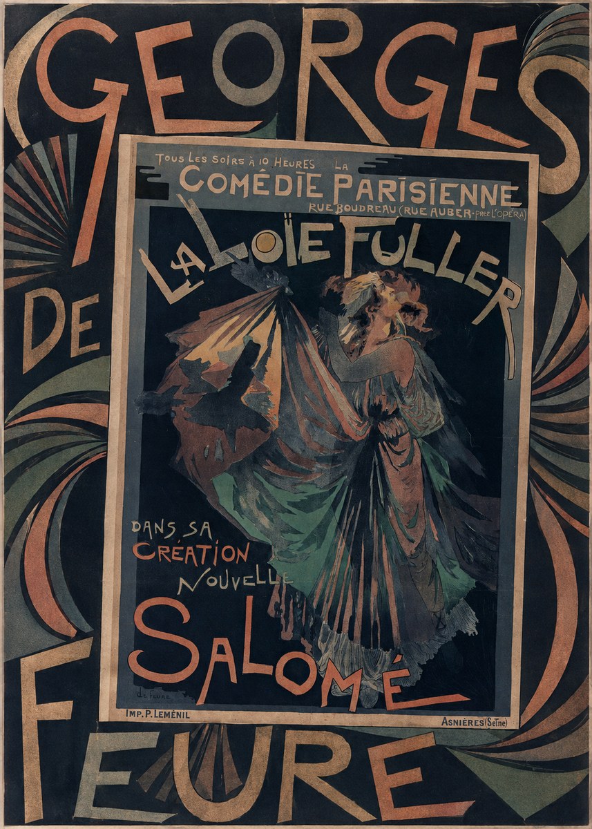 Georges de Feure La Loïe Fuller - Salomé III No5 - Póster