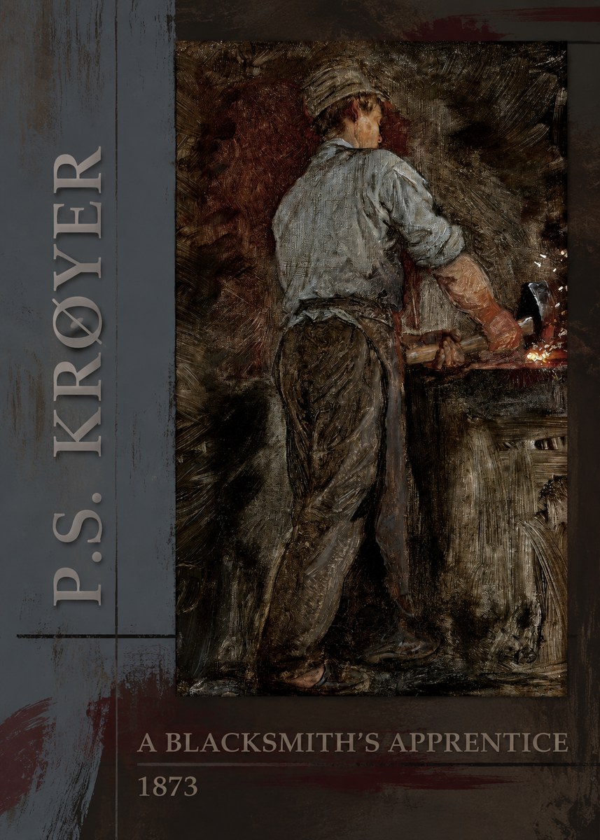 P.S. Krøyer A Blacksmith's Apprentice No2 - Póster