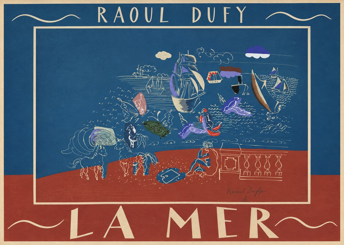 Raoul Dufy La Mer No3 - Póster