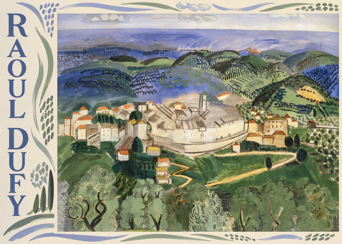 Raoul Dufy Vue De Vence No2 - Póster