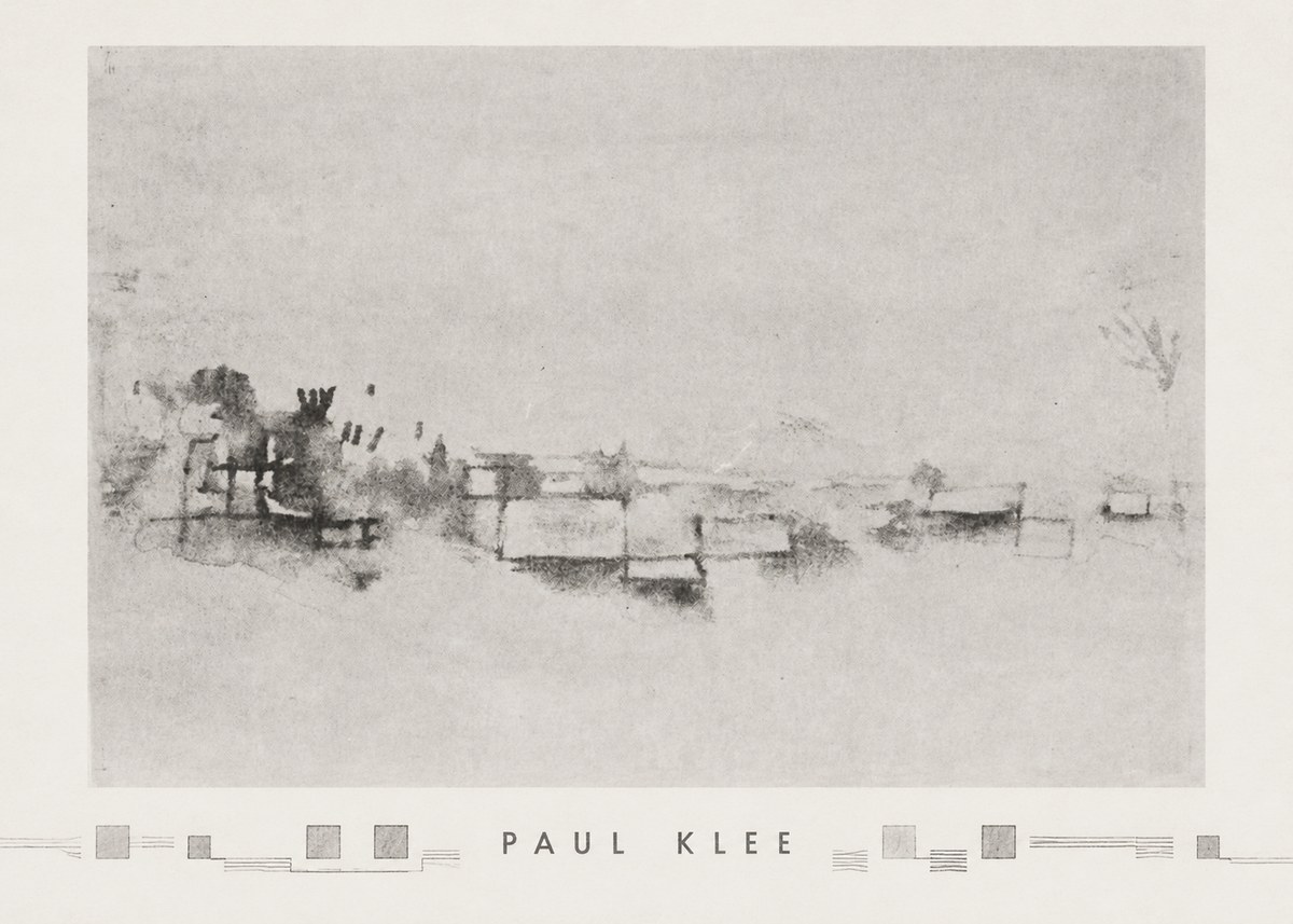 Paul Klee View of the Valley No3 - Póster
