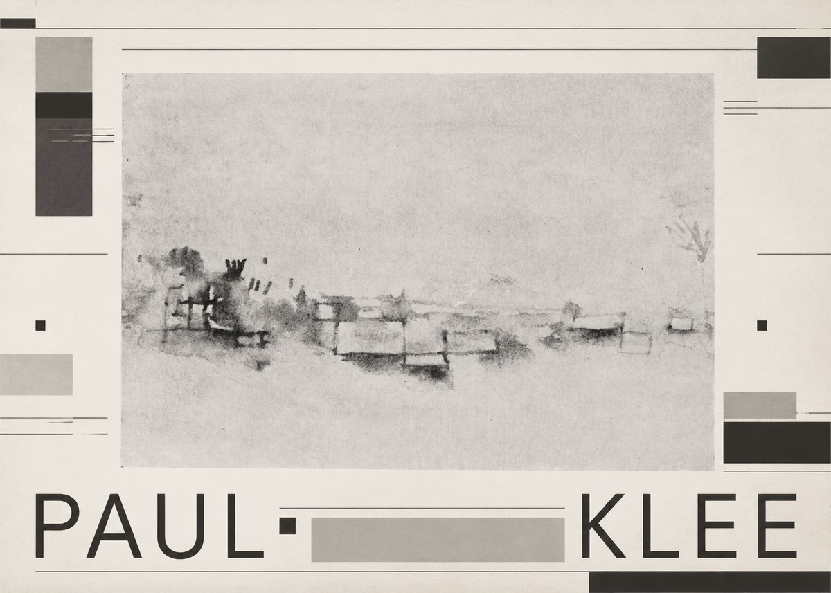 Paul Klee View of the Valley No6 - Póster