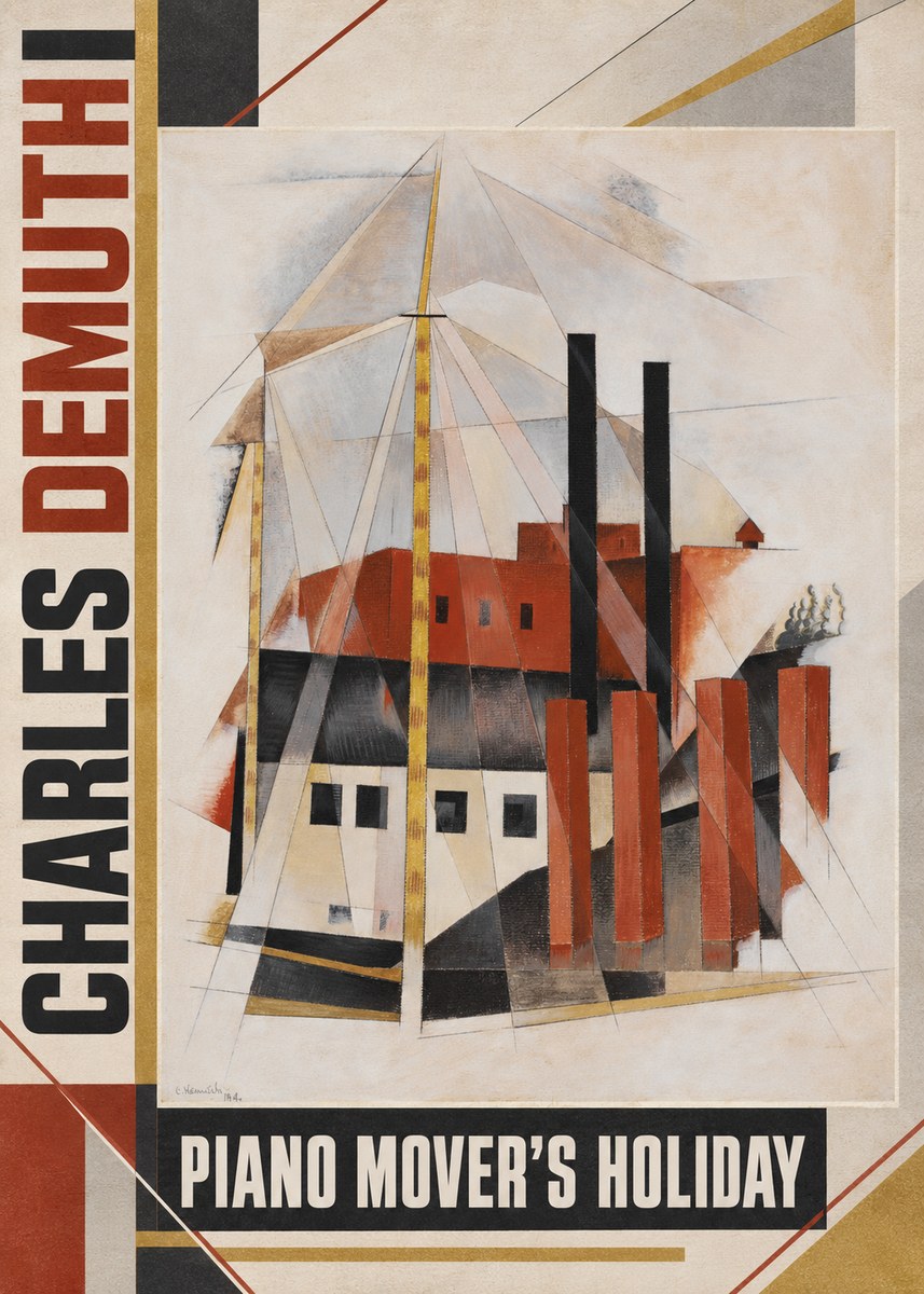 Charles Demuth Piano Mover's Holiday No2 - Póster