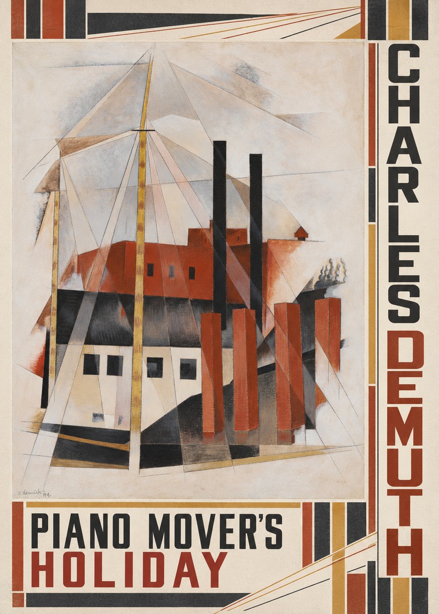 Charles Demuth Piano Mover's Holiday No3 - Póster