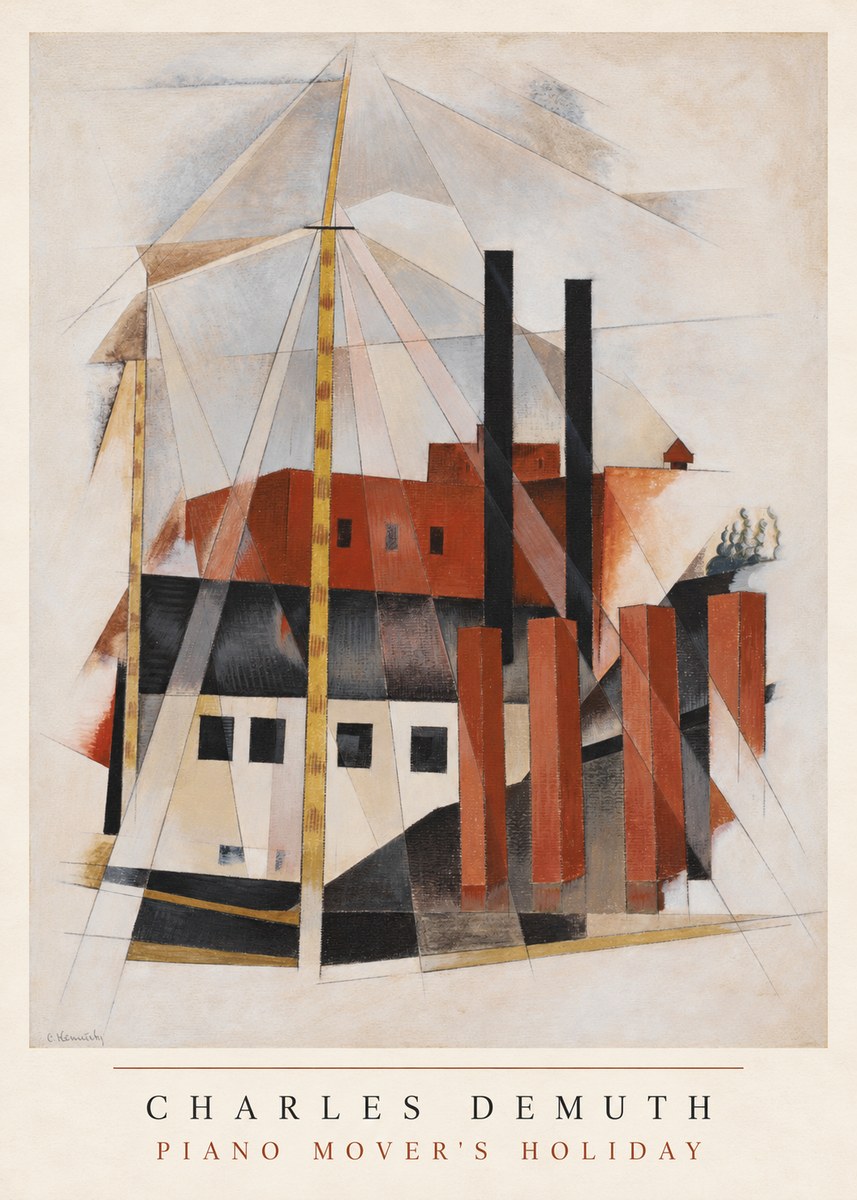 Charles Demuth Piano Mover's Holiday No6 - Póster