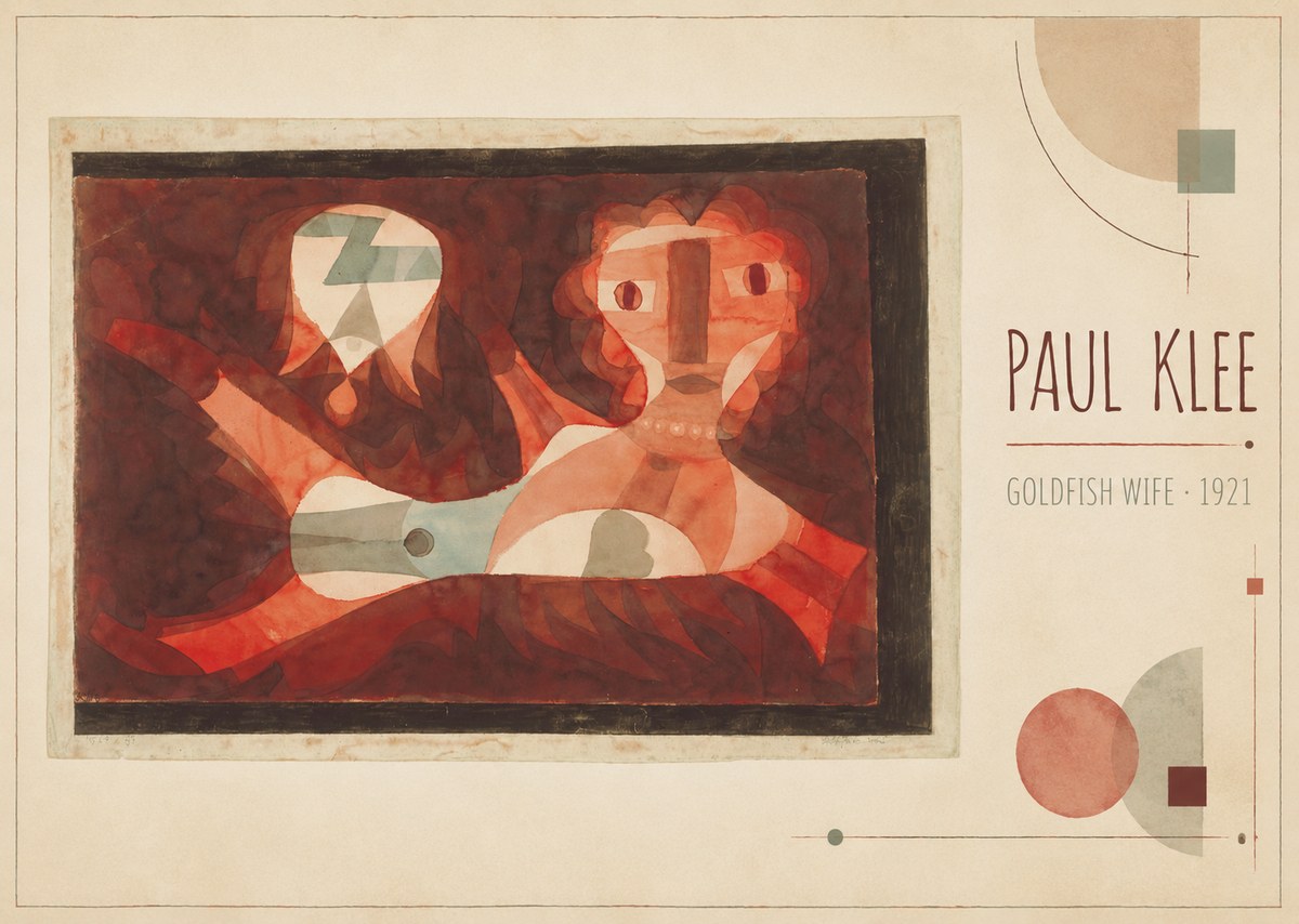 Paul Klee Goldfish Wife No3 - Póster