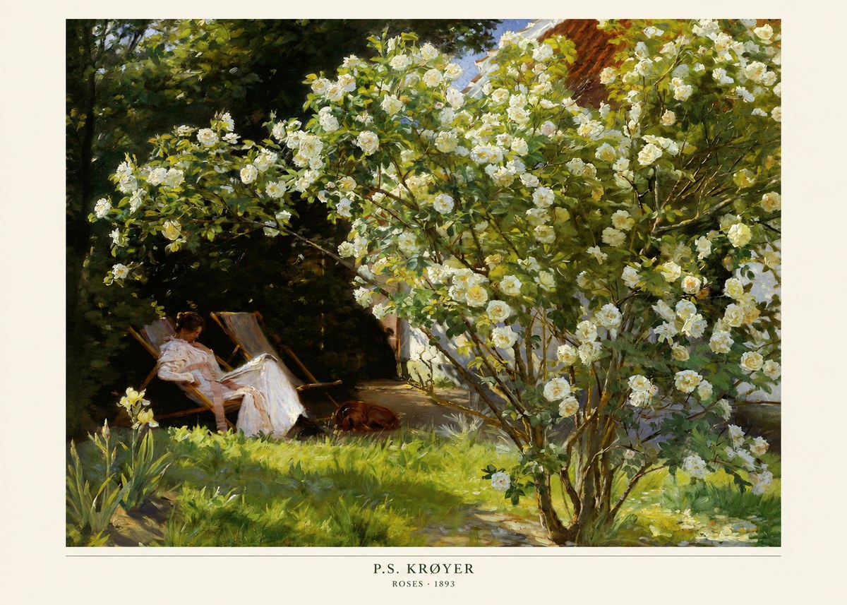 P.S. Krøyer Roses No6 - Póster
