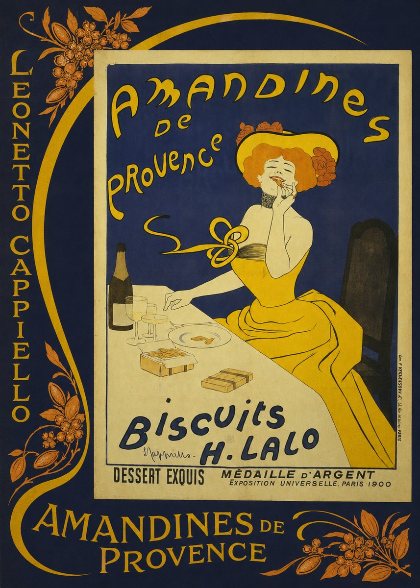 Leonetto Cappiello Amandines De Provence Biscuits H. Lalo III No2 - Póster