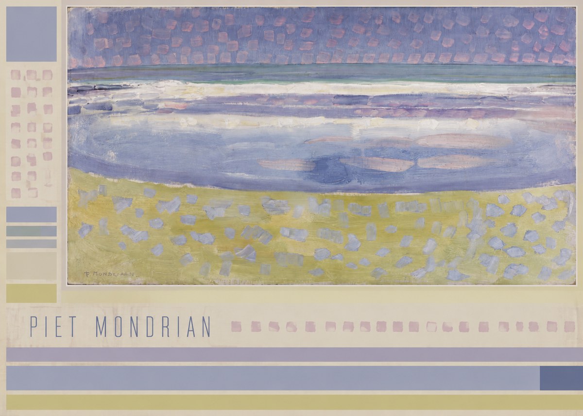 Piet Mondrian The Sea No2 - Póster