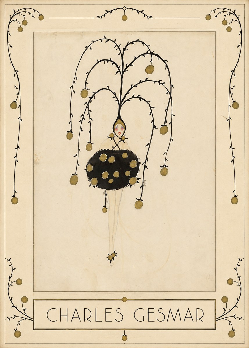 Charles Gesmar Figure with Hanging Orbs No1 - Póster
