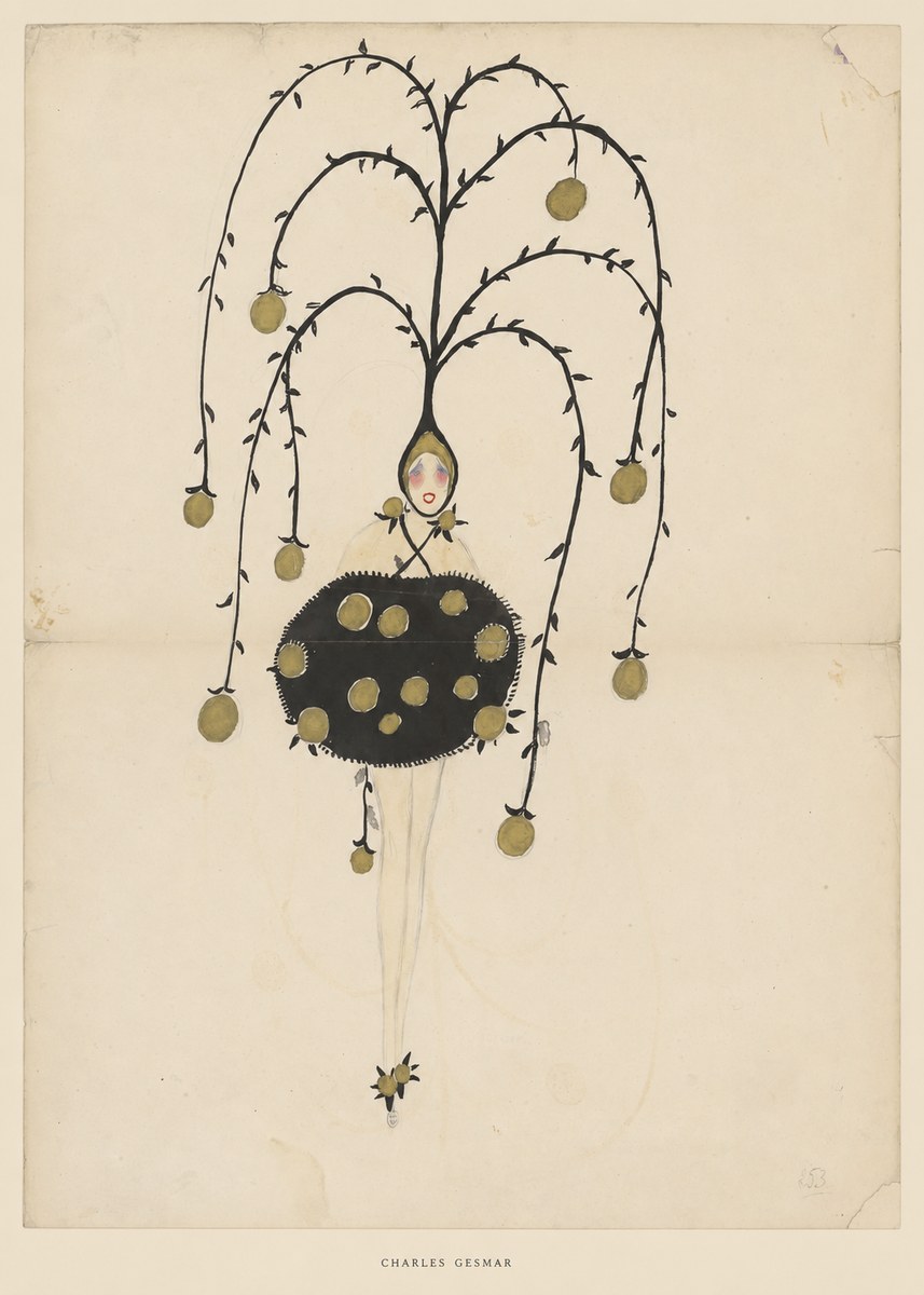 Charles Gesmar Figure with Hanging Orbs No5 - Póster