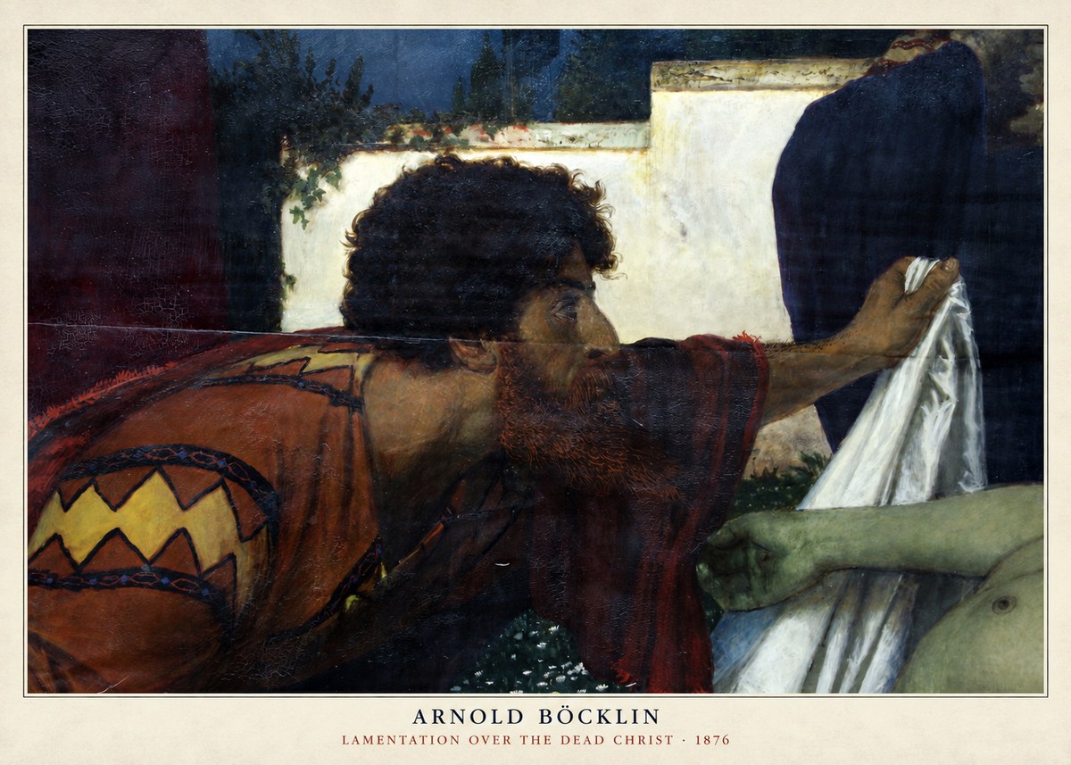 Arnold Böcklin Compianto Sul Cristo Morto No3 - Póster