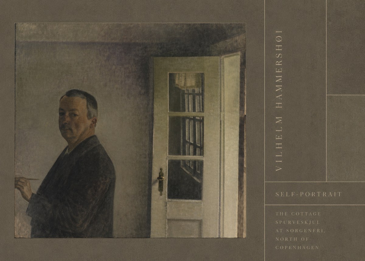 Vilhelm Hammershøi Self-portrait. the Cottage Spurveskjul at Sorgenfri, North of Copenhagen No2 - Póster
