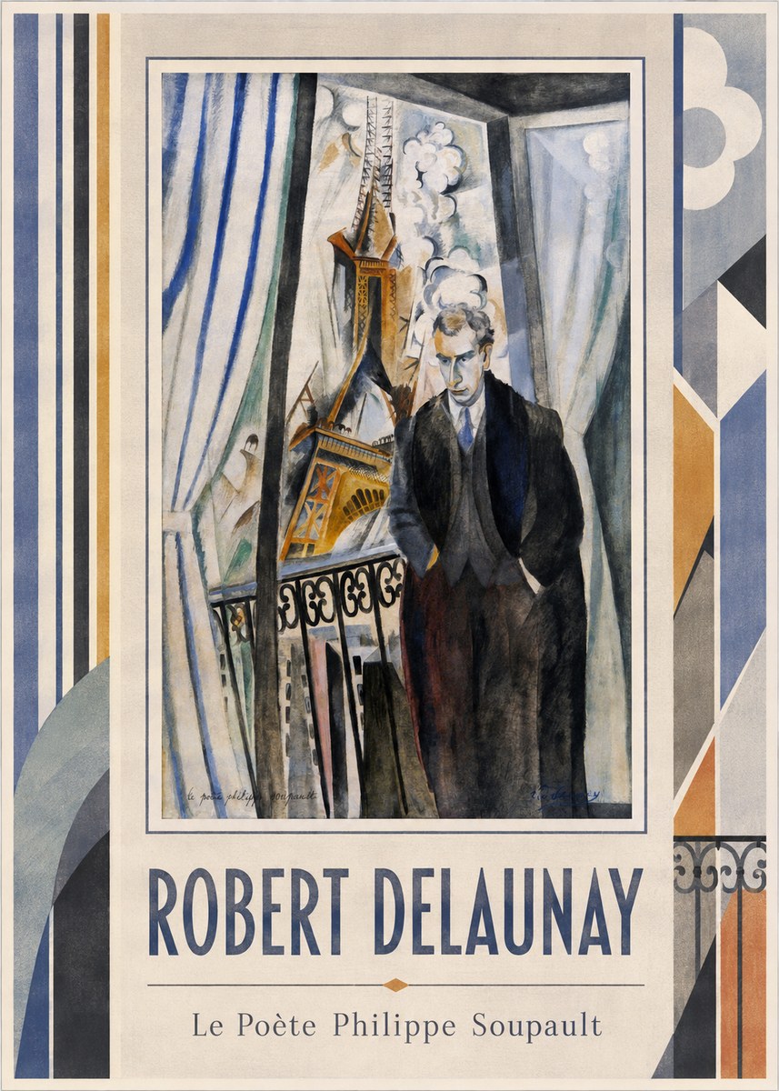 Robert Delaunay Le Poète Philippe Soupault No1 - Póster