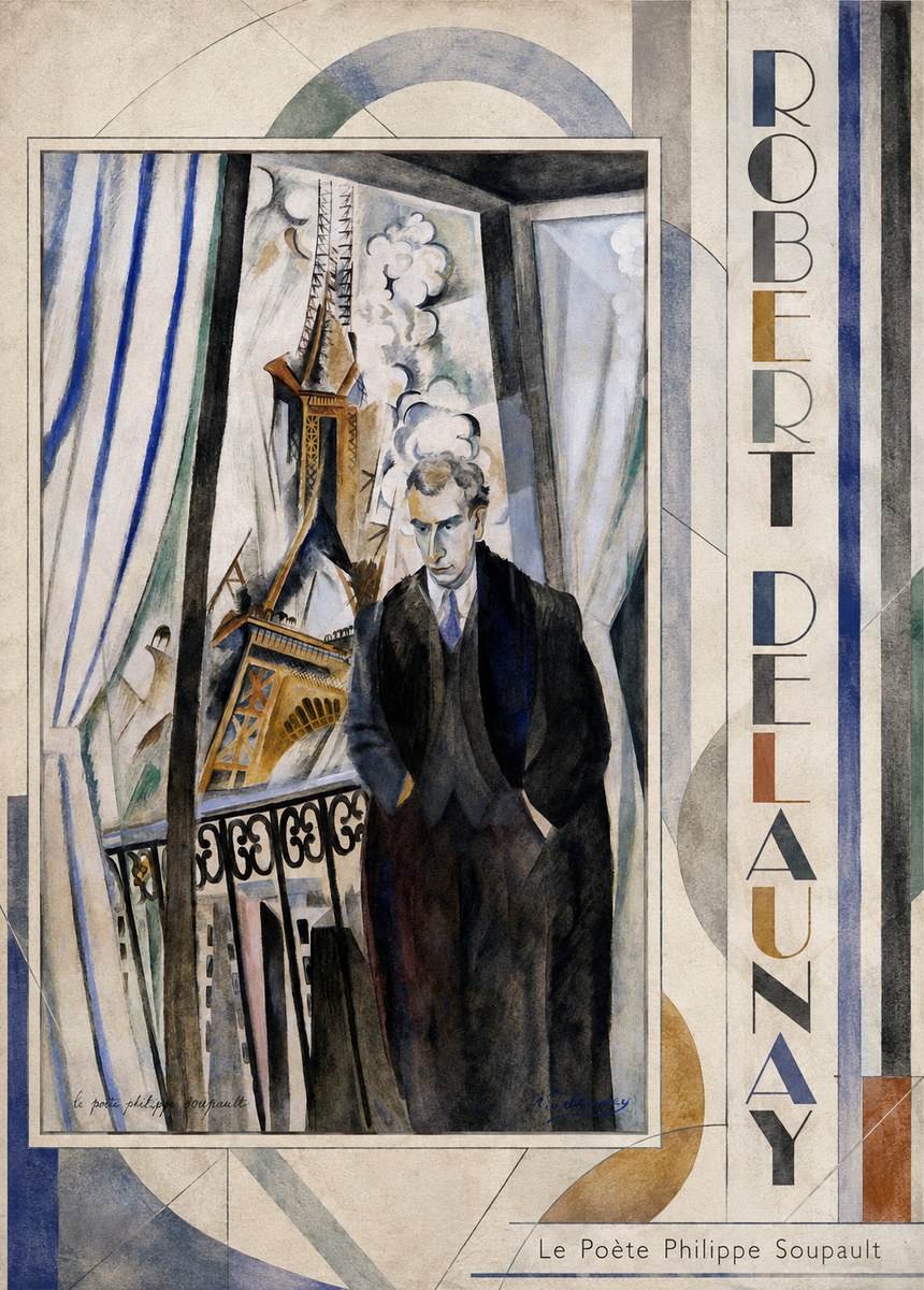 Robert Delaunay Le Poète Philippe Soupault No2 - Póster