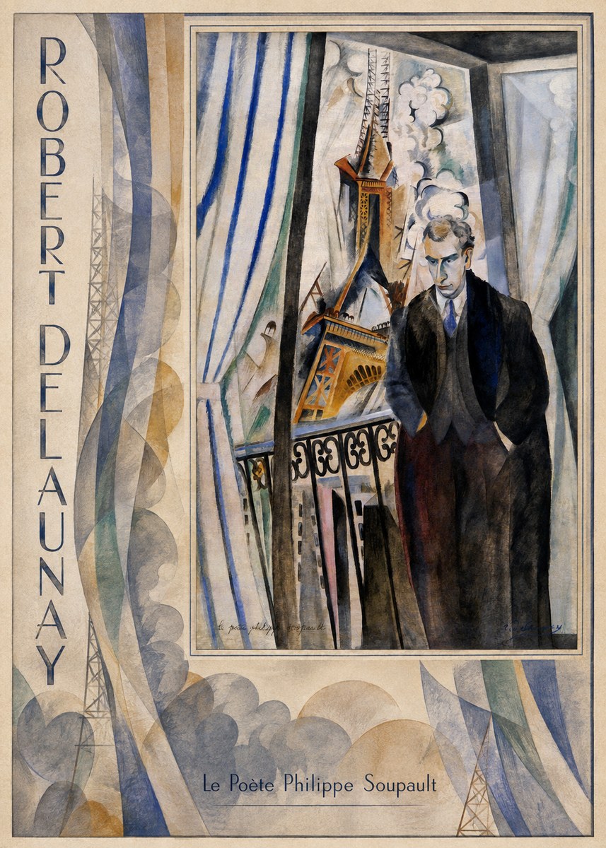 Robert Delaunay Le Poète Philippe Soupault No6 - Póster
