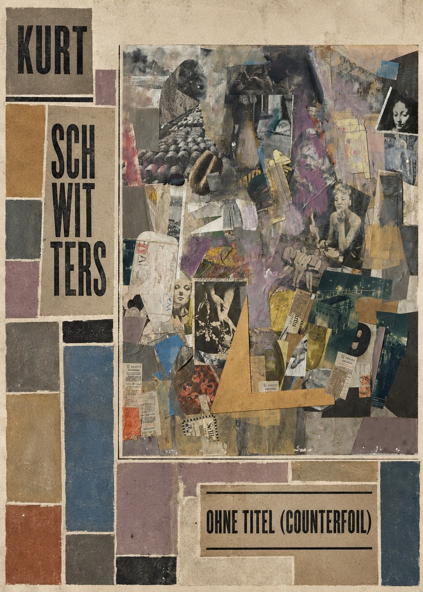 Kurt Schwitters Ohne Titel (Counterfoil) No5 - Póster