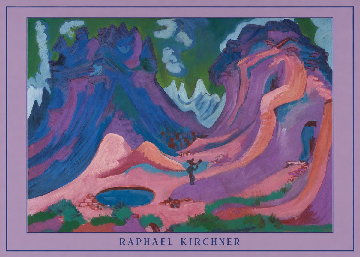 Raphael Kirchner Mountain Landscape II No3 - Póster