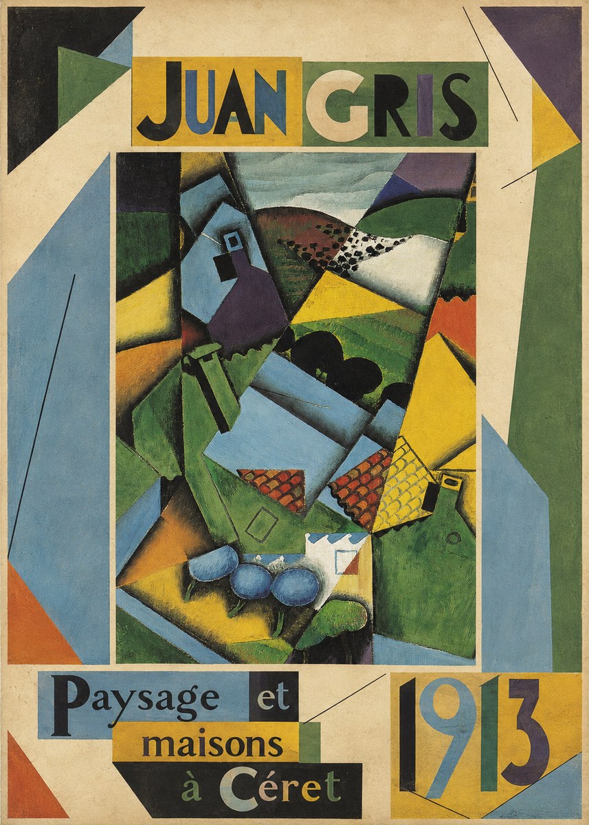Juan Gris Paysage Et Maisons À Céret No3 - Póster