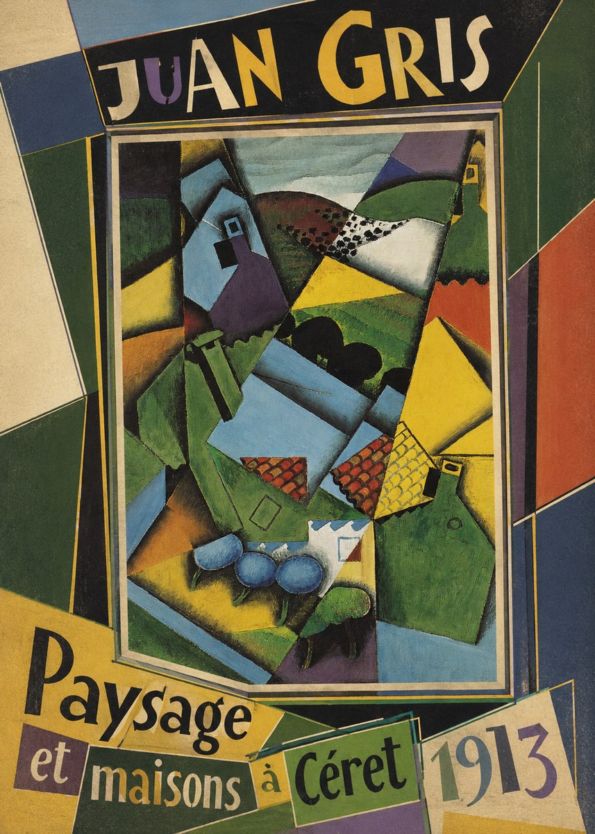 Juan Gris Paysage Et Maisons À Céret No5 - Póster