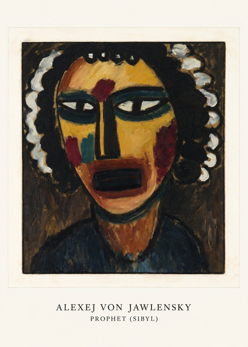Alexej von Jawlensky Prophet (Sibil) No5 - Póster