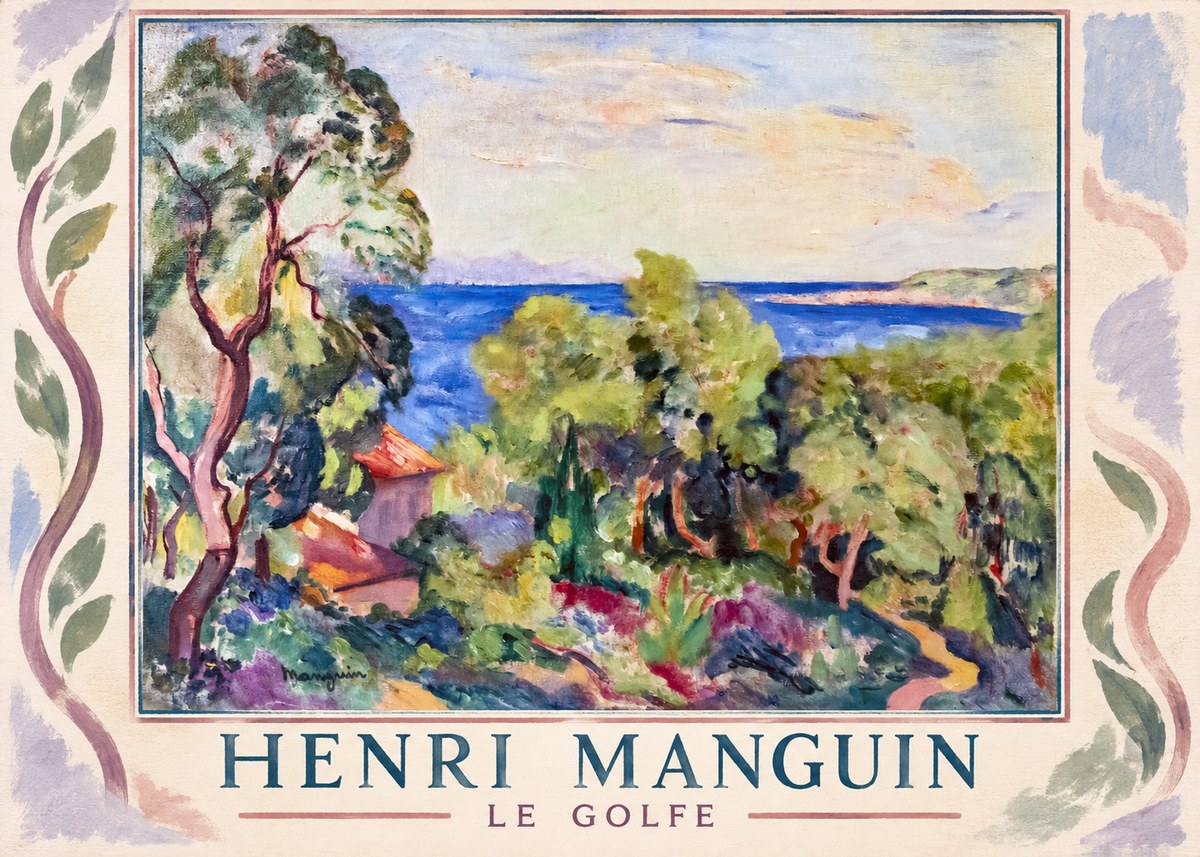 Henri Manguin Le Golfe No1 - Póster