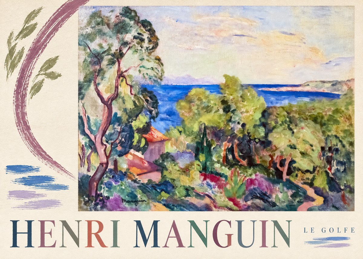 Henri Manguin Le Golfe No3 - Póster