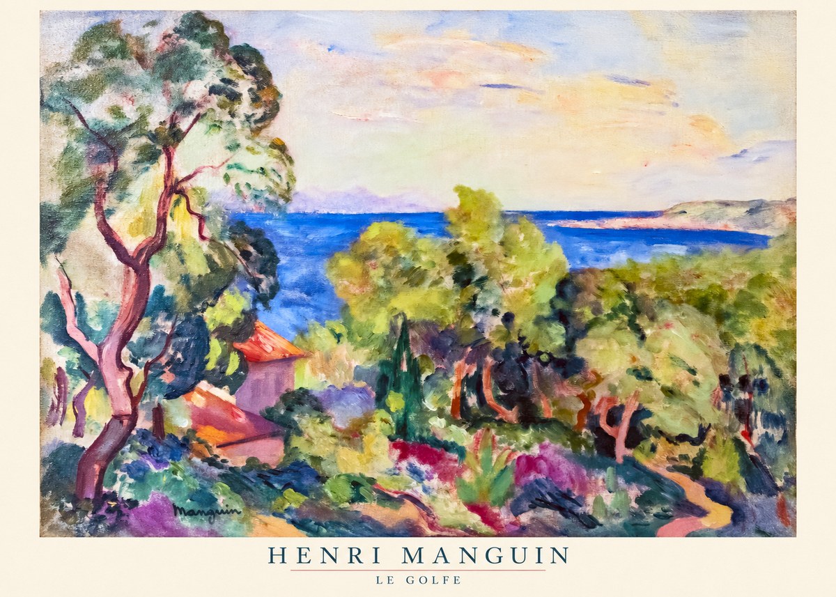 Henri Manguin Le Golfe No6 - Póster