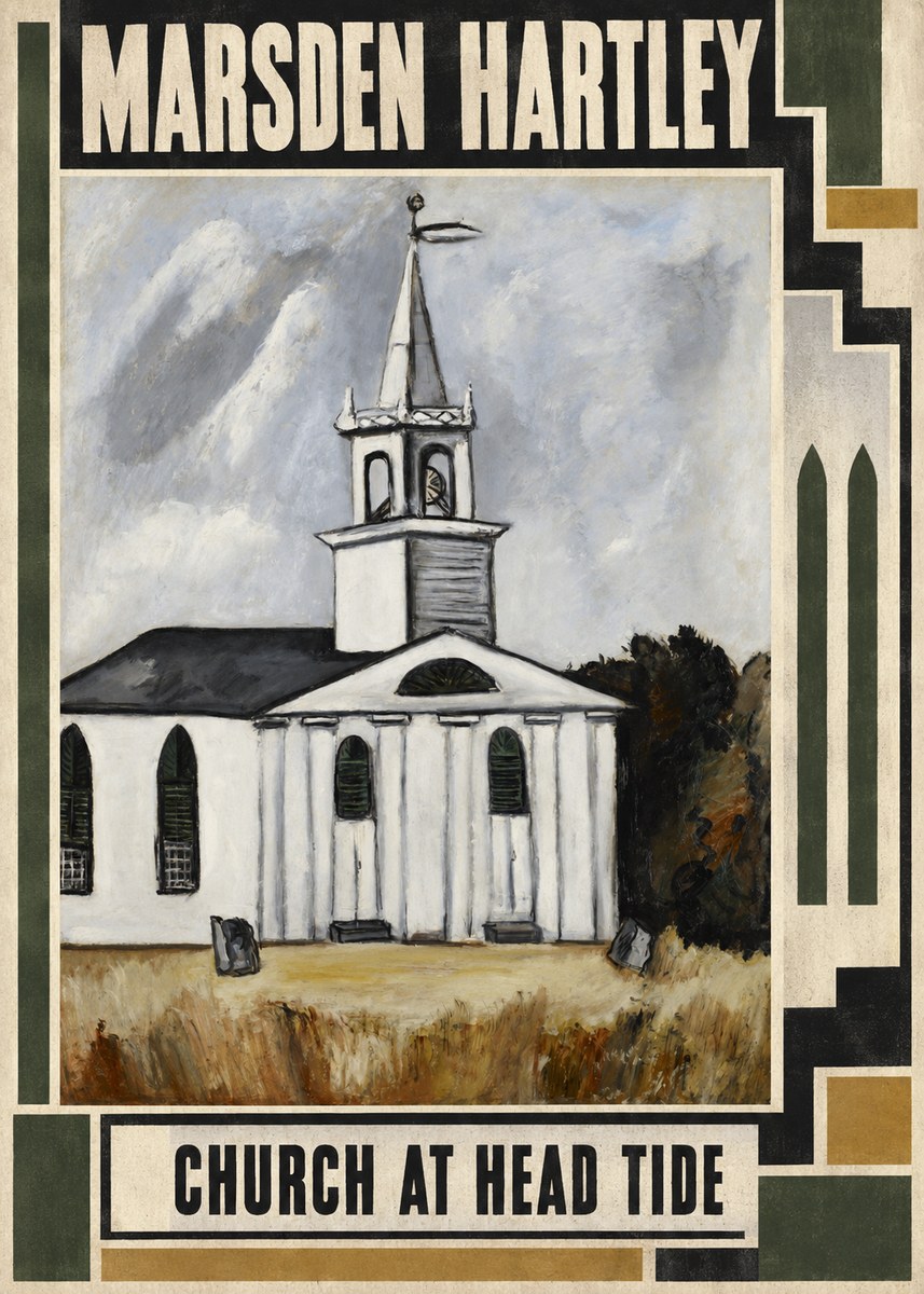 Marsden Hartley Church at Head Tide No2 - Póster