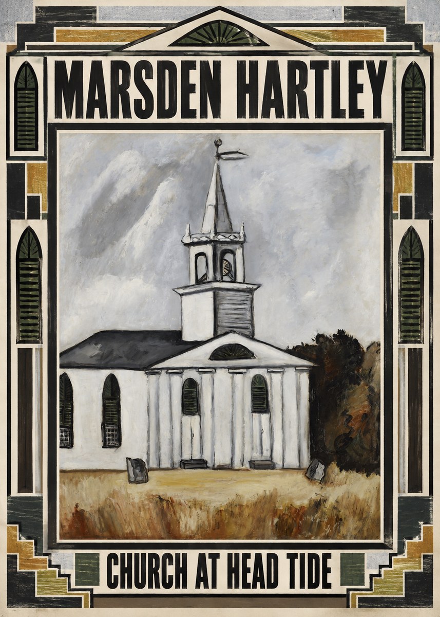 Marsden Hartley Church at Head Tide No5 - Póster