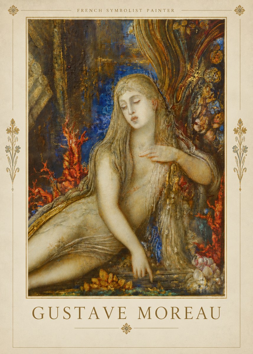 Gustave Moreau Galatea II No3 - Póster