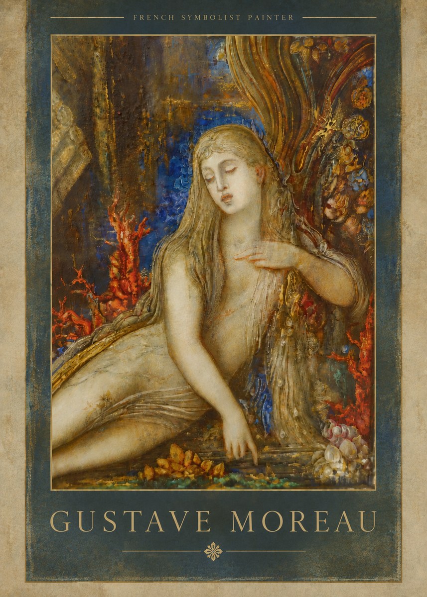 Gustave Moreau Galatea II No4 - Póster