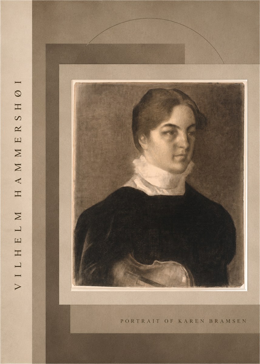 Vilhelm Hammershøi Portrait of Karen Bramsen No6 - Póster