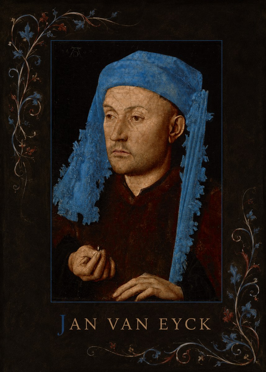 Jan van Eyck Portrait of a Man (Léal Souvenir) No3 - Póster