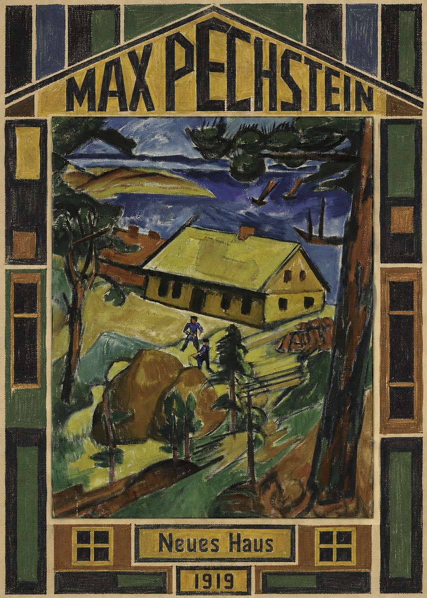 Max Pechstein Neues Haus No5 - Póster