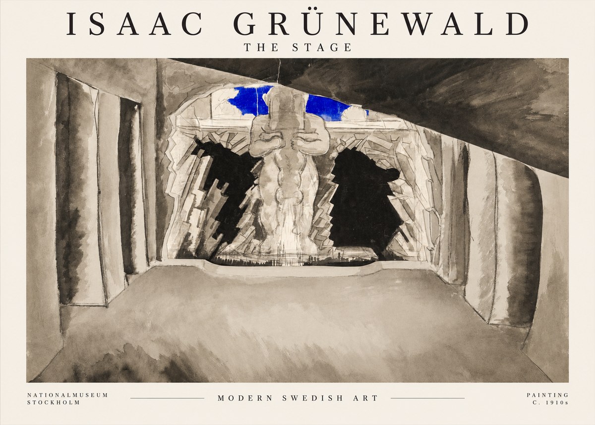 Isaac Grünewald The Stage No1 - Póster
