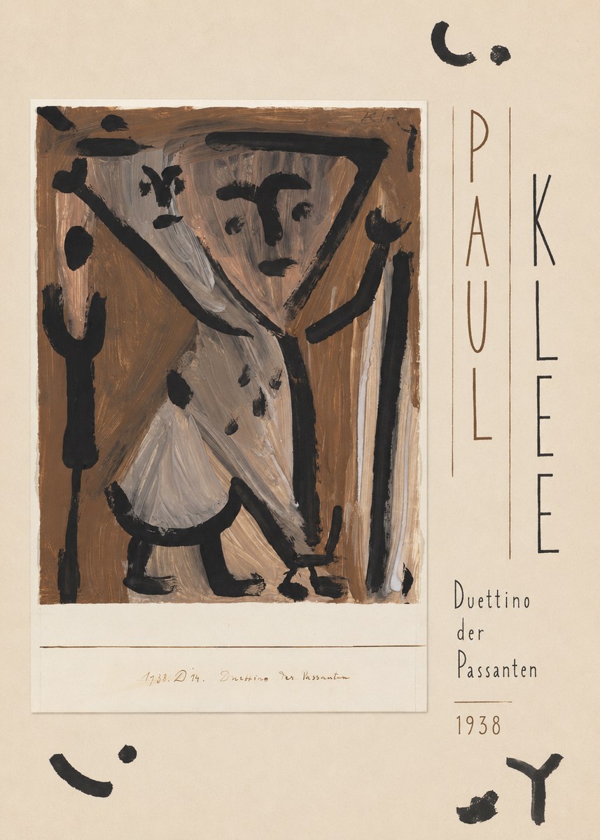 Paul Klee Duettino Der Passanten No5 - Póster