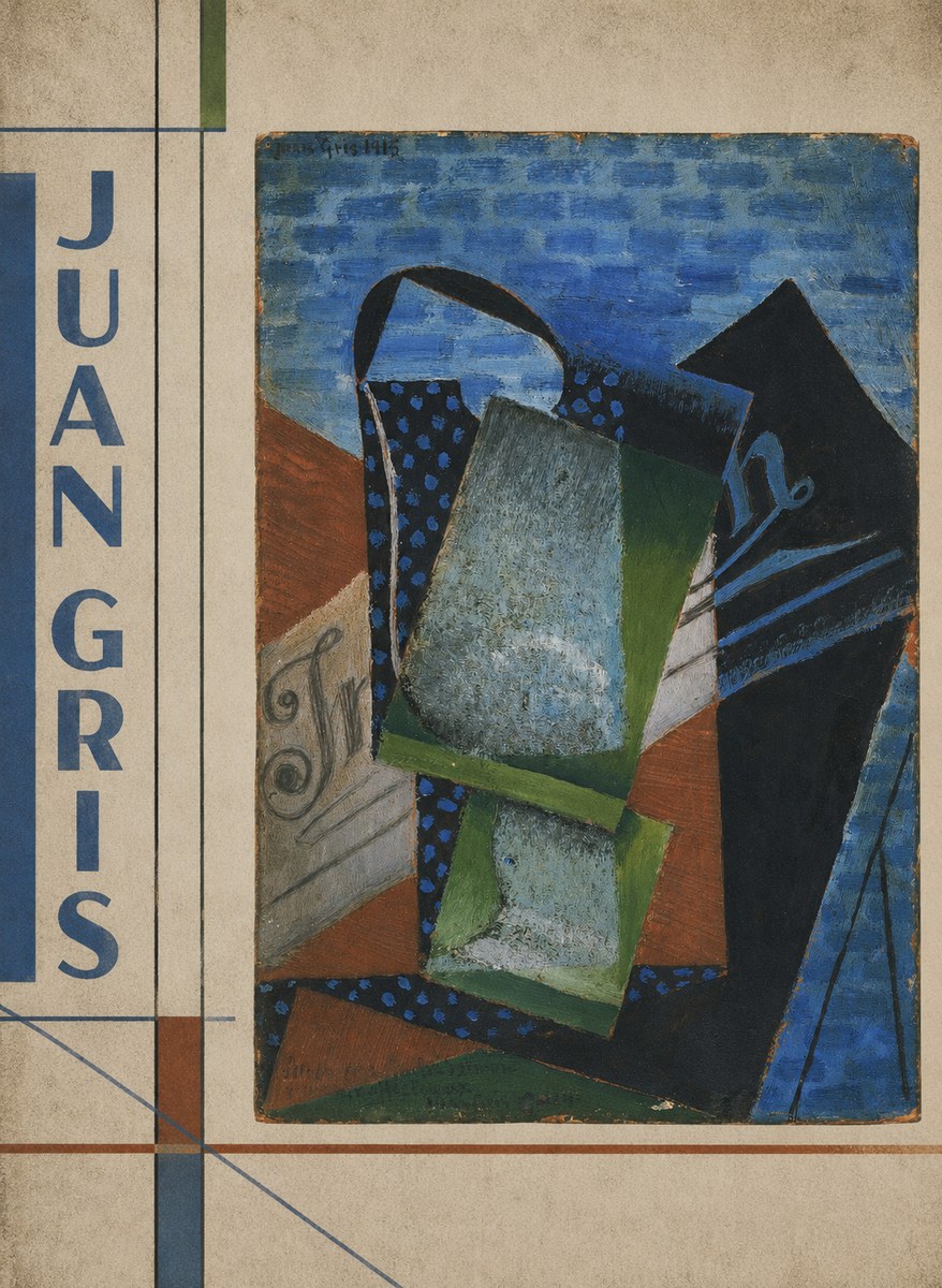 Juan Gris Still Life with Fruit Bowl and Bottle No2 - Póster