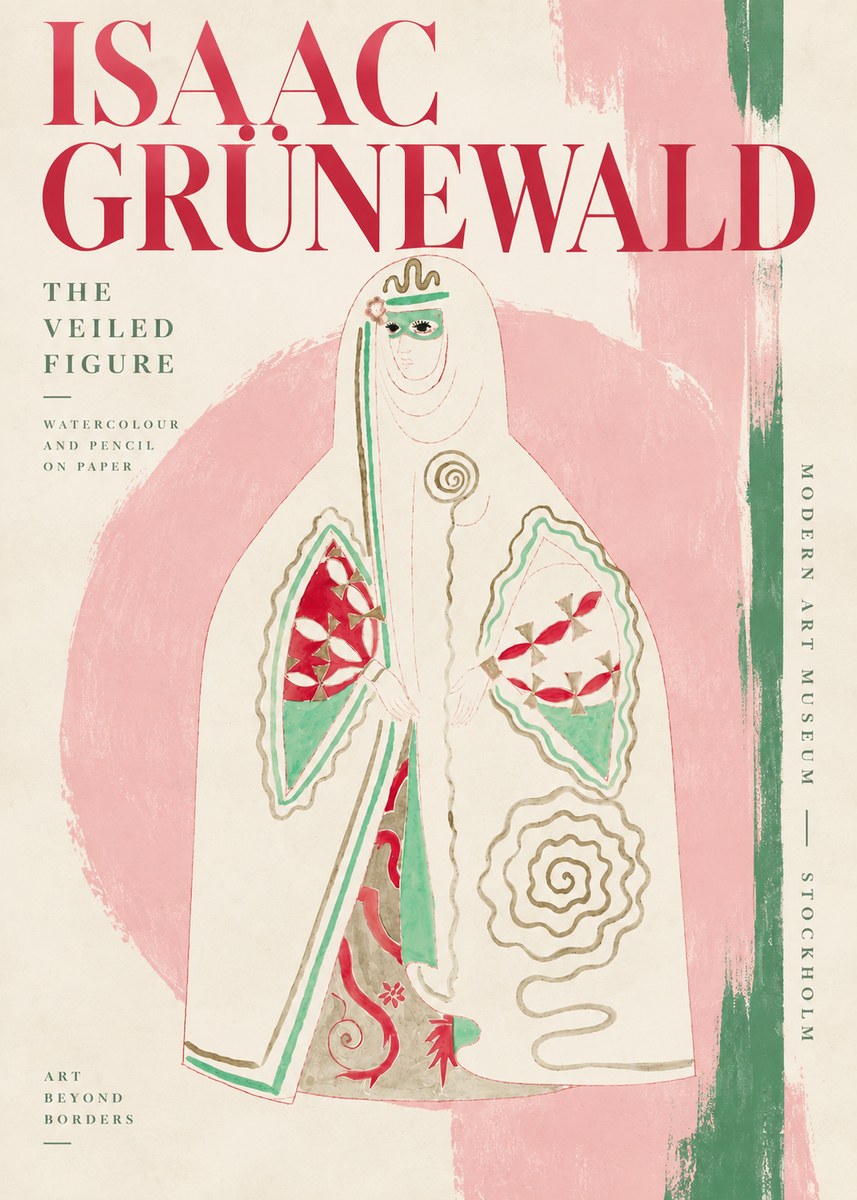 Isaac Grünewald The Veiled Figure No3 - Póster