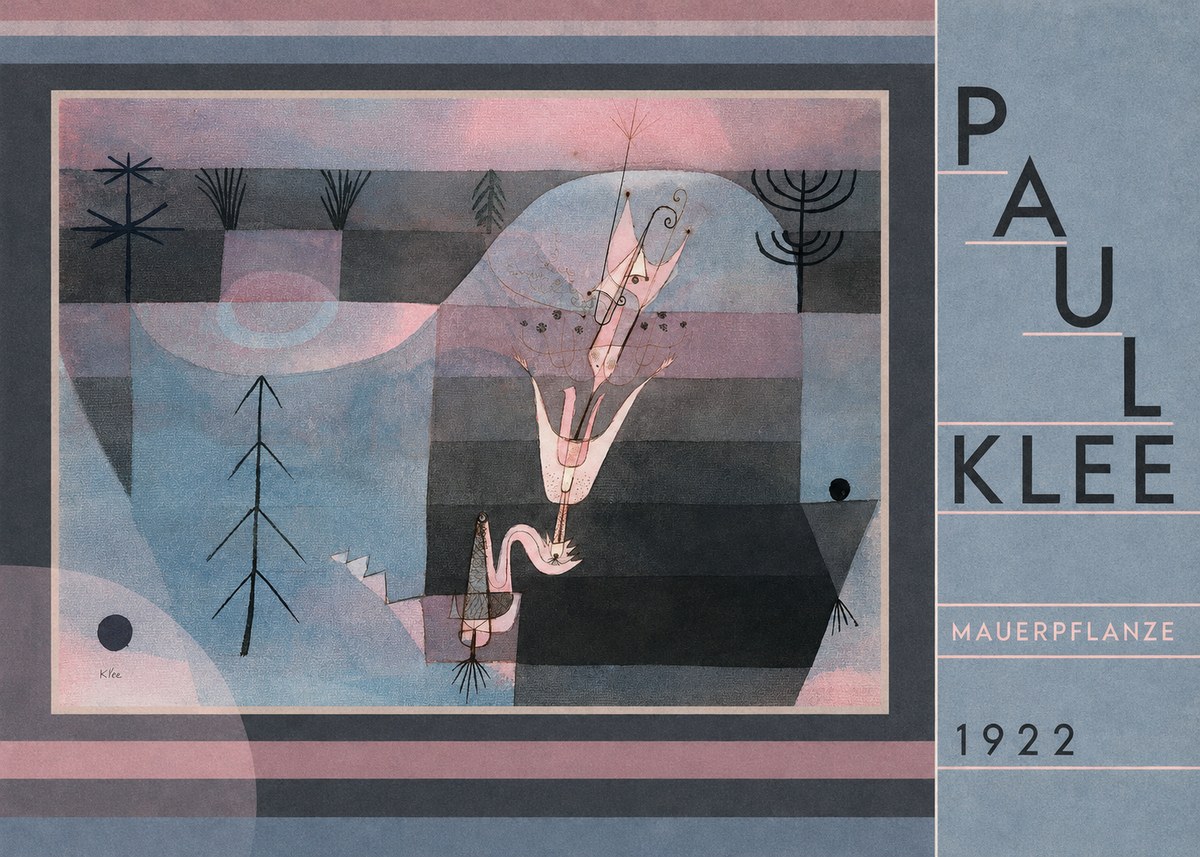 Paul Klee Mauerpflanze No6 - Póster