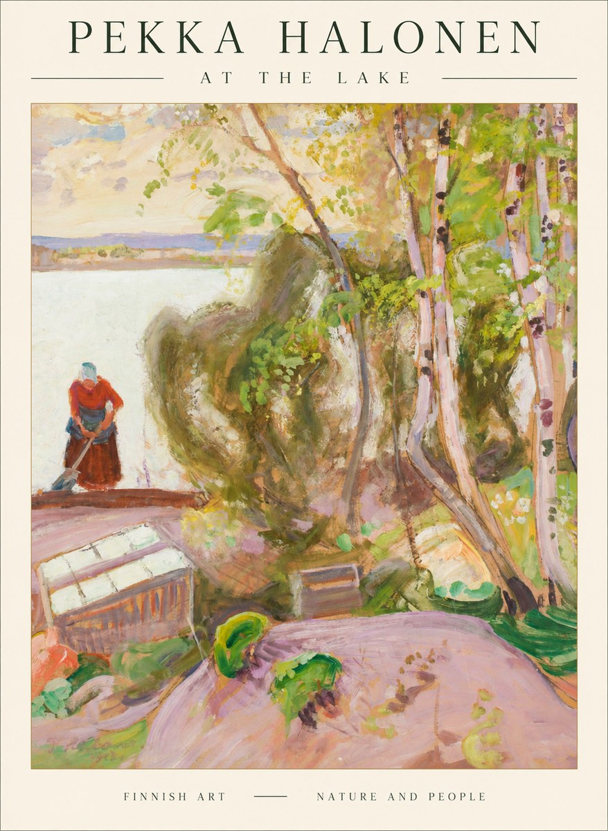Pekka Halonen At the Lake No1 - Póster